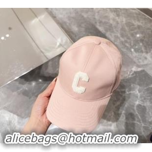 New Design Celine Baseball Hat with C Letter 073002 Light Pink 2024