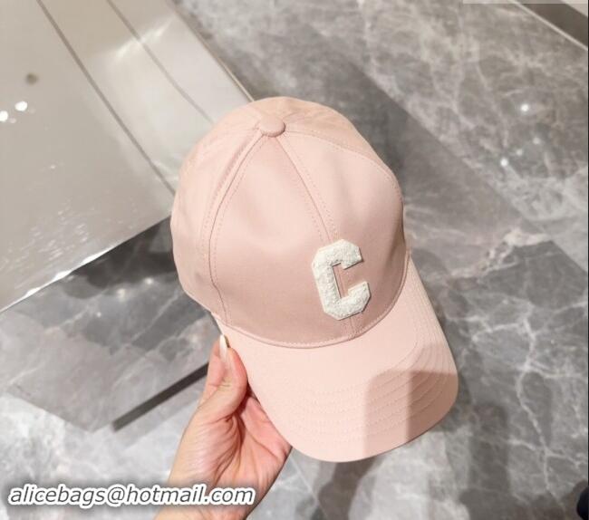 New Design Celine Baseball Hat with C Letter 073002 Light Pink 2024