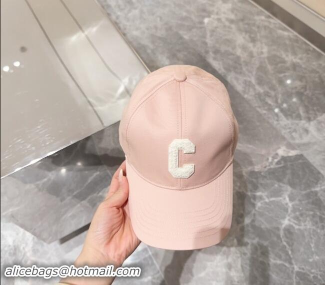 New Design Celine Baseball Hat with C Letter 073002 Light Pink 2024