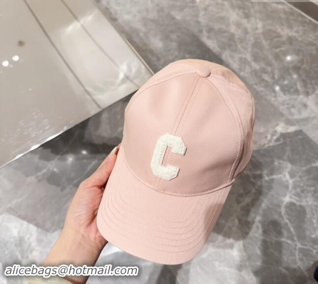 New Design Celine Baseball Hat with C Letter 073002 Light Pink 2024