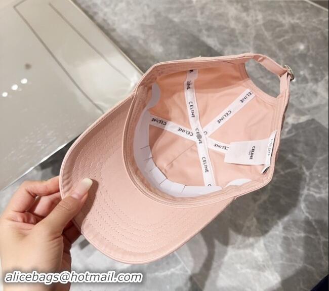 New Design Celine Baseball Hat with C Letter 073002 Light Pink 2024