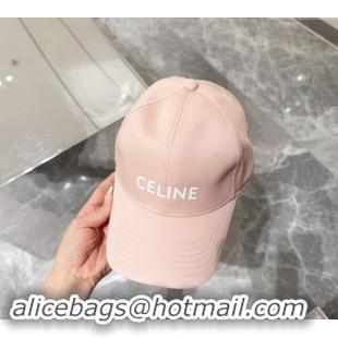 Good Quality Celine Baseball Hat with CELINE 073002 Light Pink 2024