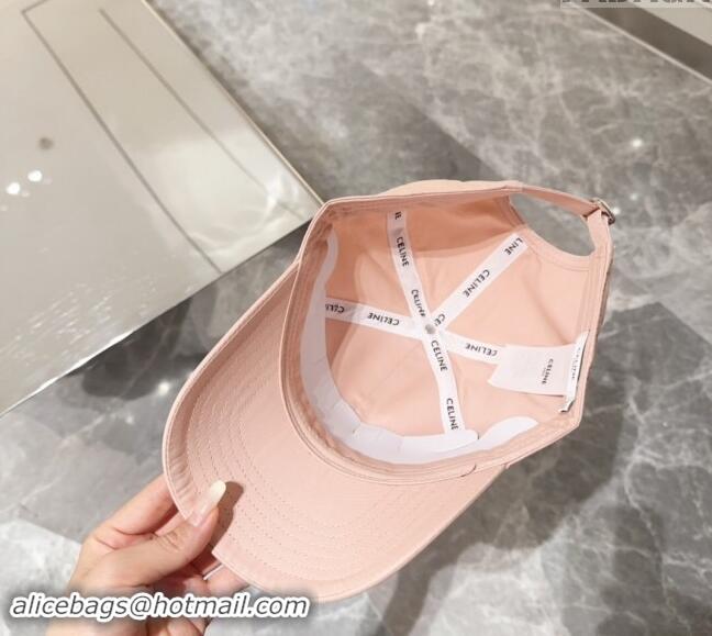 Good Quality Celine Baseball Hat with CELINE 073002 Light Pink 2024