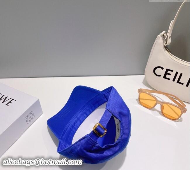 Buy Classic Celine Baseball Hat with CELINE 073002 Sky Blue 2024