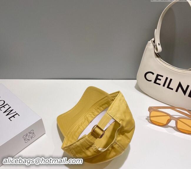 Spot Discount Celine Baseball Hat with Logo 073002 Yellow 2024