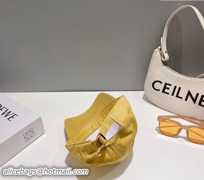 Cheapest Celine Baseball Hat with CELINE 073002 Yellow 2024