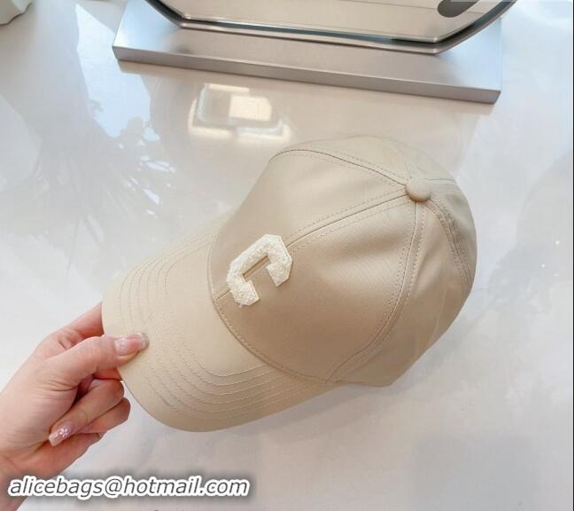 Best Wholesale Celine Baseball Hat with C Letter 073002 Light Beige 2024