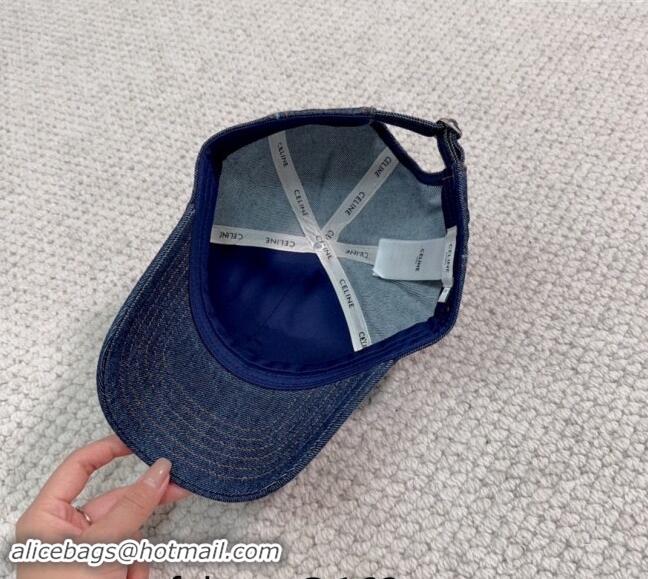 Good Quality Celine Denim Baseball Hat with Letter C 073002 2024