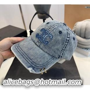 Market Sells Celine Denim Baseball Hat 082203 Blue 2024