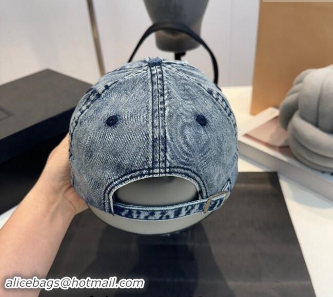 Market Sells Celine Denim Baseball Hat 082203 Blue 2024