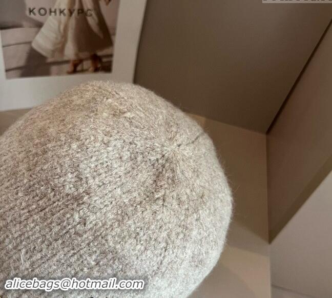 Most Popular Celine Knit Bucket Hat 0913 Light Grey 2024