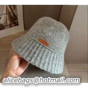 Buy Fashionable Celine Knit Bucket Hat 0913 Dark Grey 2024