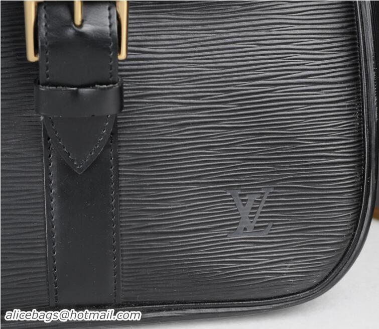 Top Design Louis Vuitton Epi Leather Sac Chasse Bag M41141 Black