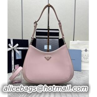 Best Price Prada Cleo Brushed Leather Shoulder Bag 1BC156 Pink 2024