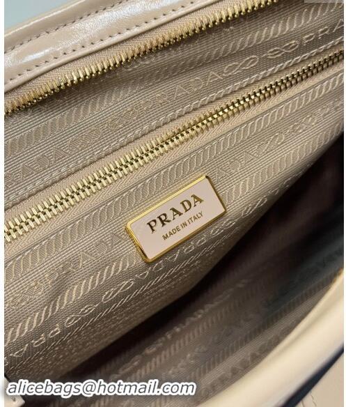 Top Quality Prada Large leather handbag 1BA433 Nude 2024