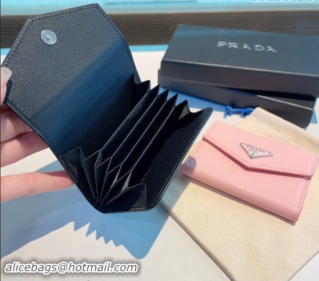 Unique Grade  Prada Flap Card Case 0513 Black 2024