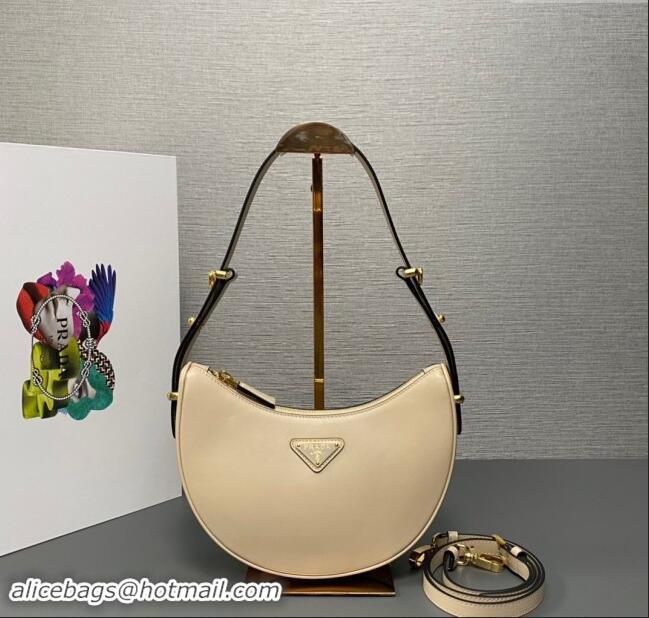 Fashion Show Collections Prada Leather Shoulder Bag 1BC194 Beige 2024