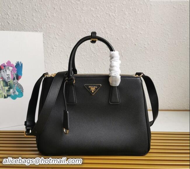 Low Cost Prada Large Prada Galleria leather top handle Bag 1BA274 Black 2024