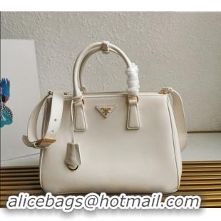 Super Quality Prada Large Prada Galleria leather top handle bag 1BA274 White 2024