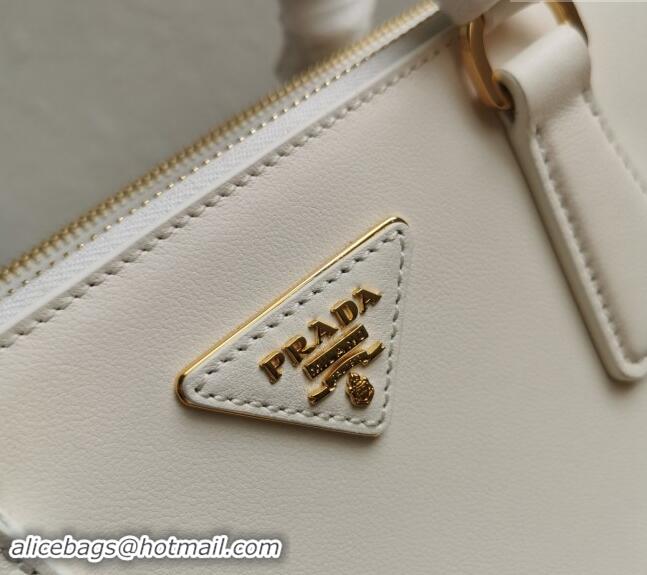 Super Quality Prada Large Prada Galleria leather top handle bag 1BA274 White 2024