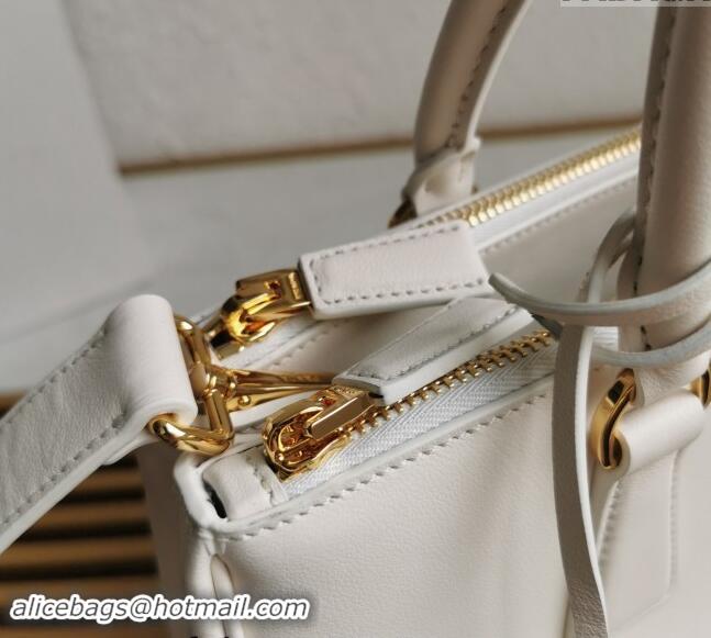 Super Quality Prada Large Prada Galleria leather top handle bag 1BA274 White 2024