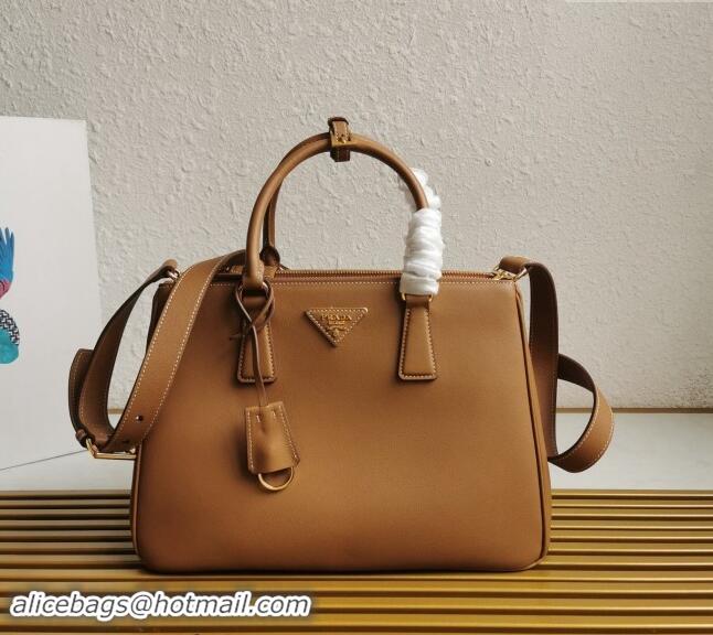 Well Crafted Prada Large Prada Galleria leather top handle bag 1BA274 Brown 2024