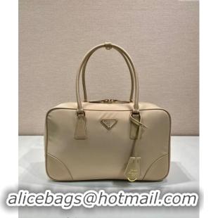 Traditional Specials Prada Re-Edition 1978 large Re-Nylon and Saffiano leather two-handle bag 1BB114 Beige 2024