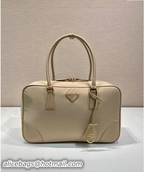 Traditional Specials Prada Re-Edition 1978 large Re-Nylon and Saffiano leather two-handle bag 1BB114 Beige 2024