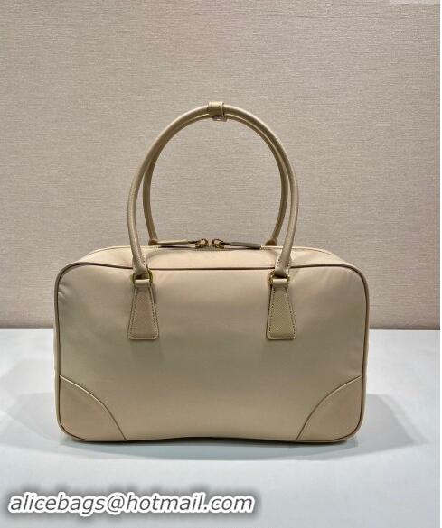 Traditional Specials Prada Re-Edition 1978 large Re-Nylon and Saffiano leather two-handle bag 1BB114 Beige 2024