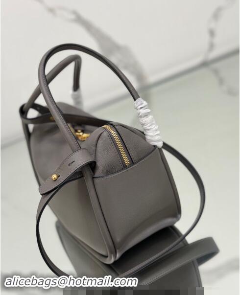 Pretty Style Prada Leather handbag 1BA451 Grey 2024