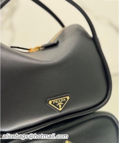 Grade Quality Prada Leather handbag 1BA451 Black 2024