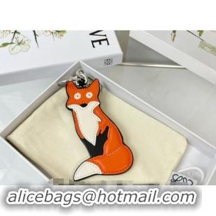 Buy Inexpensive Loewe Fox Calfskin Bag Charm and Key Holder L8125 2023