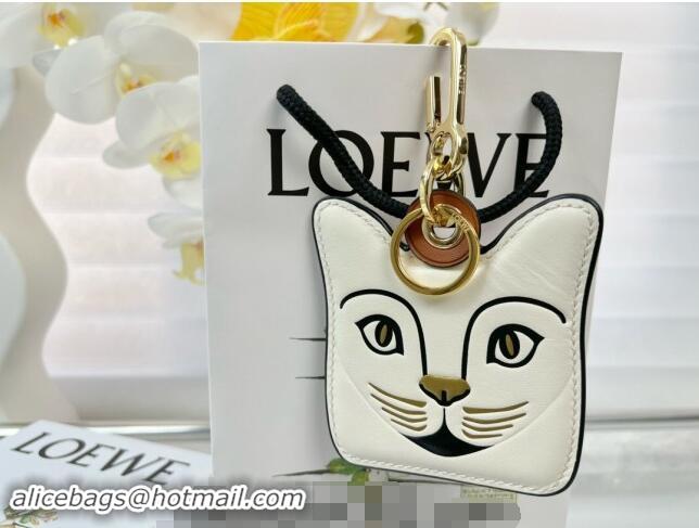 Discount Loewe Cat Calfskin Bag Charm and Key Holder L8125 2023