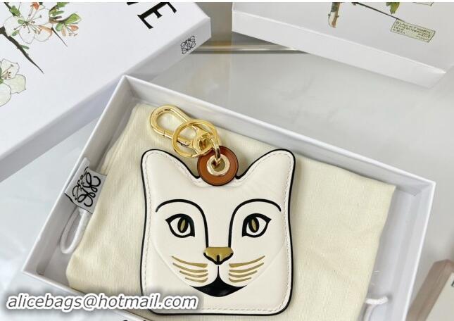 Discount Loewe Cat Calfskin Bag Charm and Key Holder L8125 2023