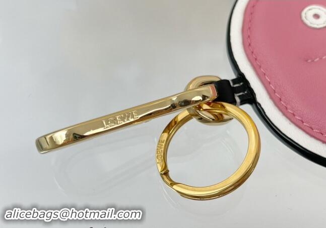 Good Taste Loewe Shell Calfskin Bag Charm and Key Holder L8125 Pink 2023