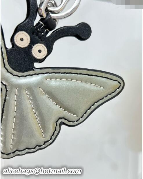 New Design Loewe Butterfly Calfskin Bag Charm and Key Holder L8125 Grey 2023