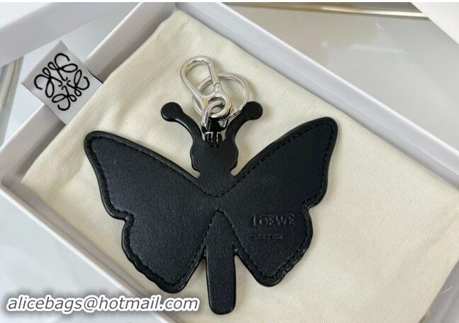 New Design Loewe Butterfly Calfskin Bag Charm and Key Holder L8125 Grey 2023