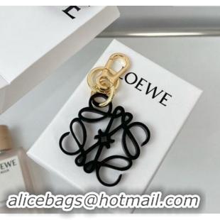 New Design Loewe Anagram Bag Charm and Key Holder 1207 Black 2023