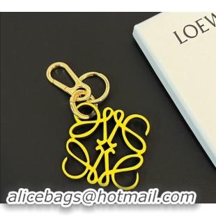 Famous Brand Loewe Anagram Bag Charm and Key Holder 1207 Yellow 2023