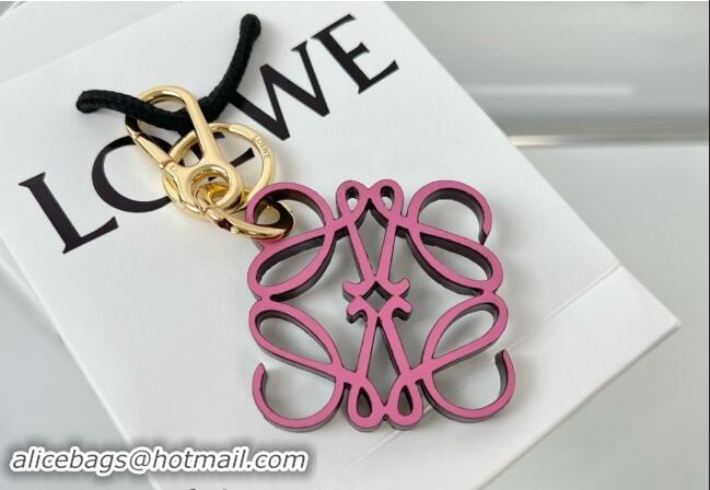 Best Price Loewe Anagram Bag Charm and Key Holder 1207 Pink 2023