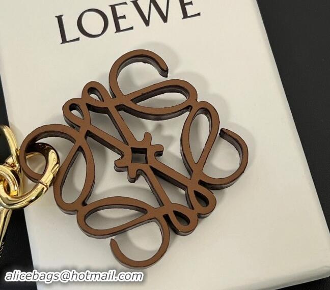 Most Popular Loewe Anagram Bag Charm and Key Holder 1207 Brown 2023