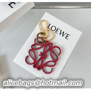 Top Quality Loewe Anagram Bag Charm and Key Holder 1207 Red 2023