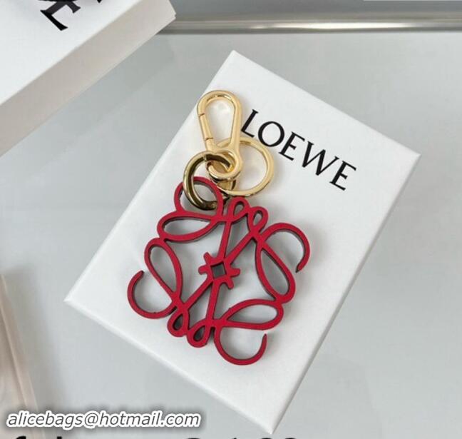 Top Quality Loewe Anagram Bag Charm and Key Holder 1207 Red 2023