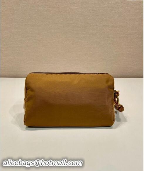 Top Grade Prada Re-Nylon pouch 1NS693 Brown 2024