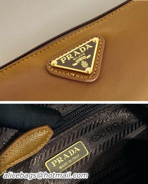 Top Grade Prada Re-Nylon pouch 1NS693 Brown 2024