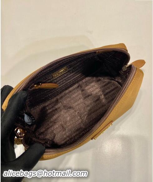 Top Grade Prada Re-Nylon pouch 1NS693 Brown 2024