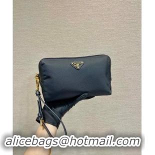 Pretty Style Prada Re-Nylon pouch 1NS693 Black/Gold 2024