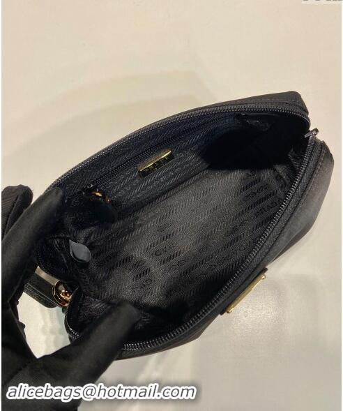 Pretty Style Prada Re-Nylon pouch 1NS693 Black/Gold 2024