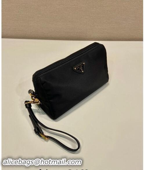 Pretty Style Prada Re-Nylon pouch 1NS693 Black/Gold 2024