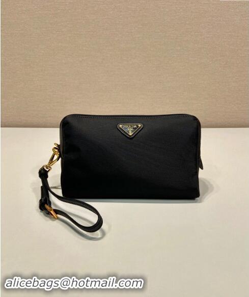 Pretty Style Prada Re-Nylon pouch 1NS693 Black/Gold 2024